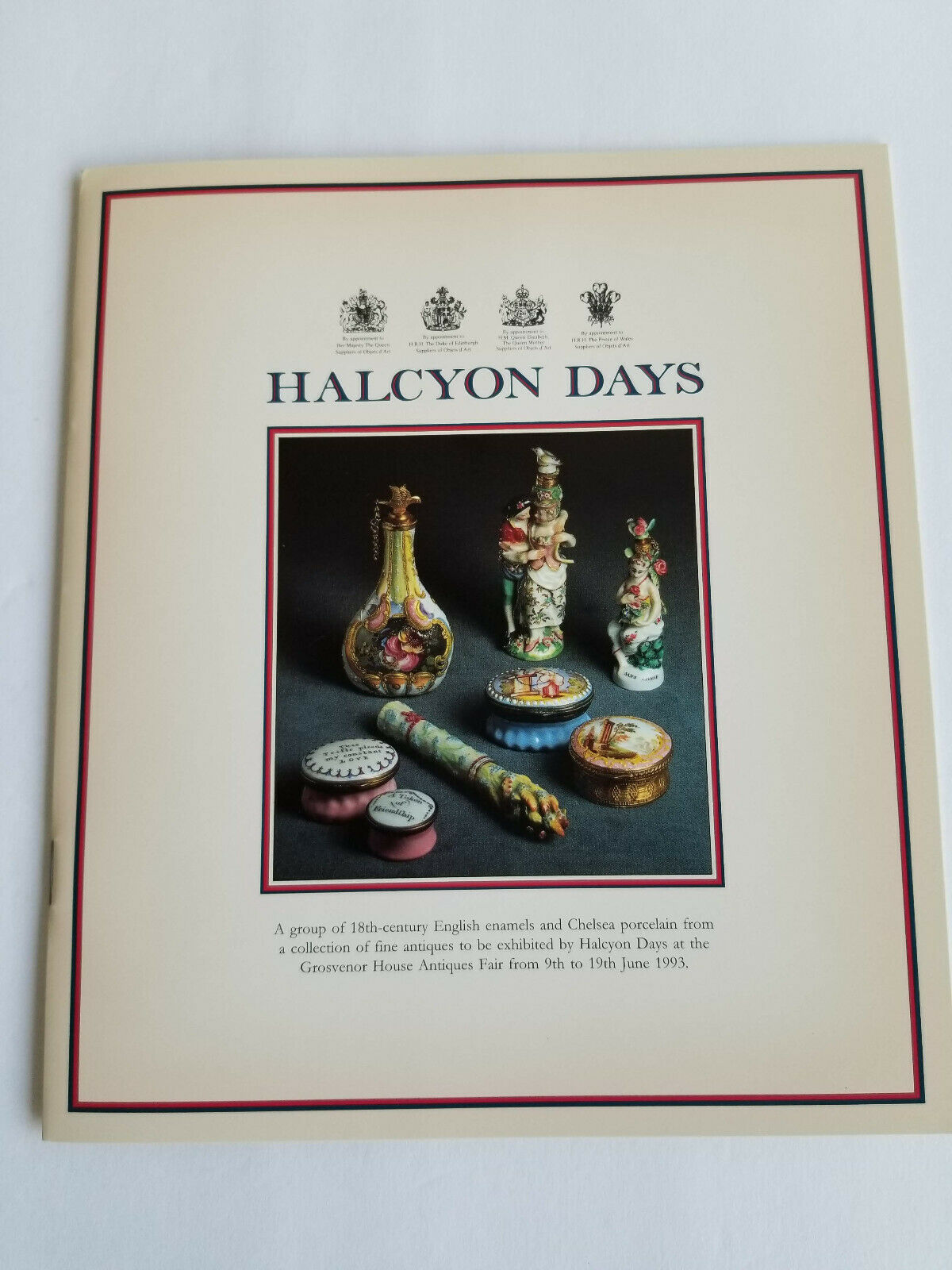 Halcyon Days Grosvenor House Antiques Fair 1993 Catalogue Brochure