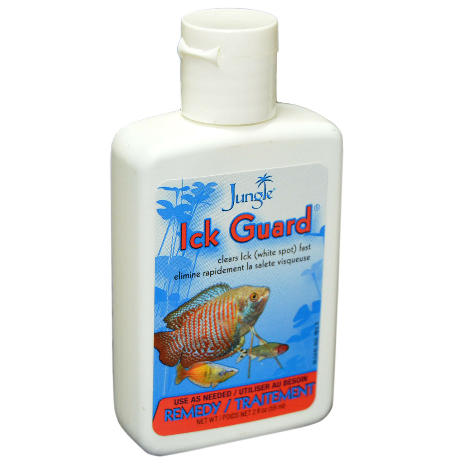 Jungle Ick Guard Treatment Remedy For Fish 2oz (59ml)  Up To 118 Gls. Liquid