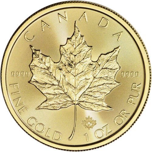 2021 Canada Gold Maple Leaf 1 Oz $50 - Bu