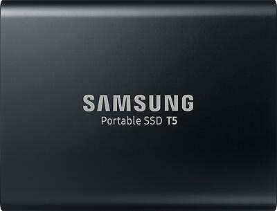 Samsung - T5 1tb External Usb Type C Portable Solid State Drive - Deep Black