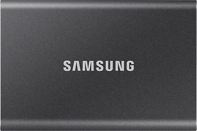 Samsung - T7 2tb External Usb 3.2 Gen 2 Portable Solid State Drive With Hardw...