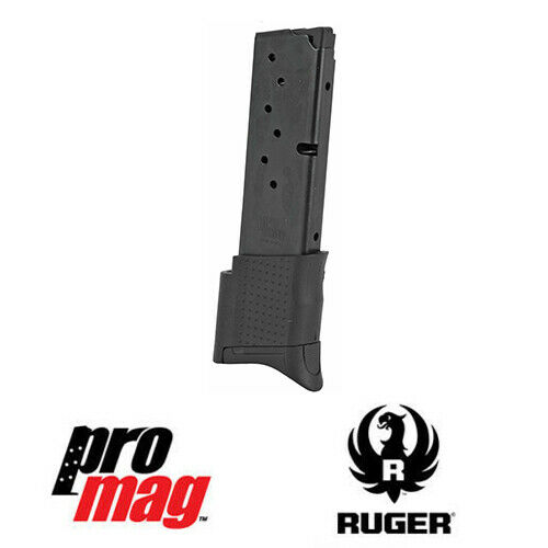 Promag 10 Rd 9mm Blue Steel Clip Magazine Rug17  For Ruger Ec9 Ec9s Lc9 Lc9s