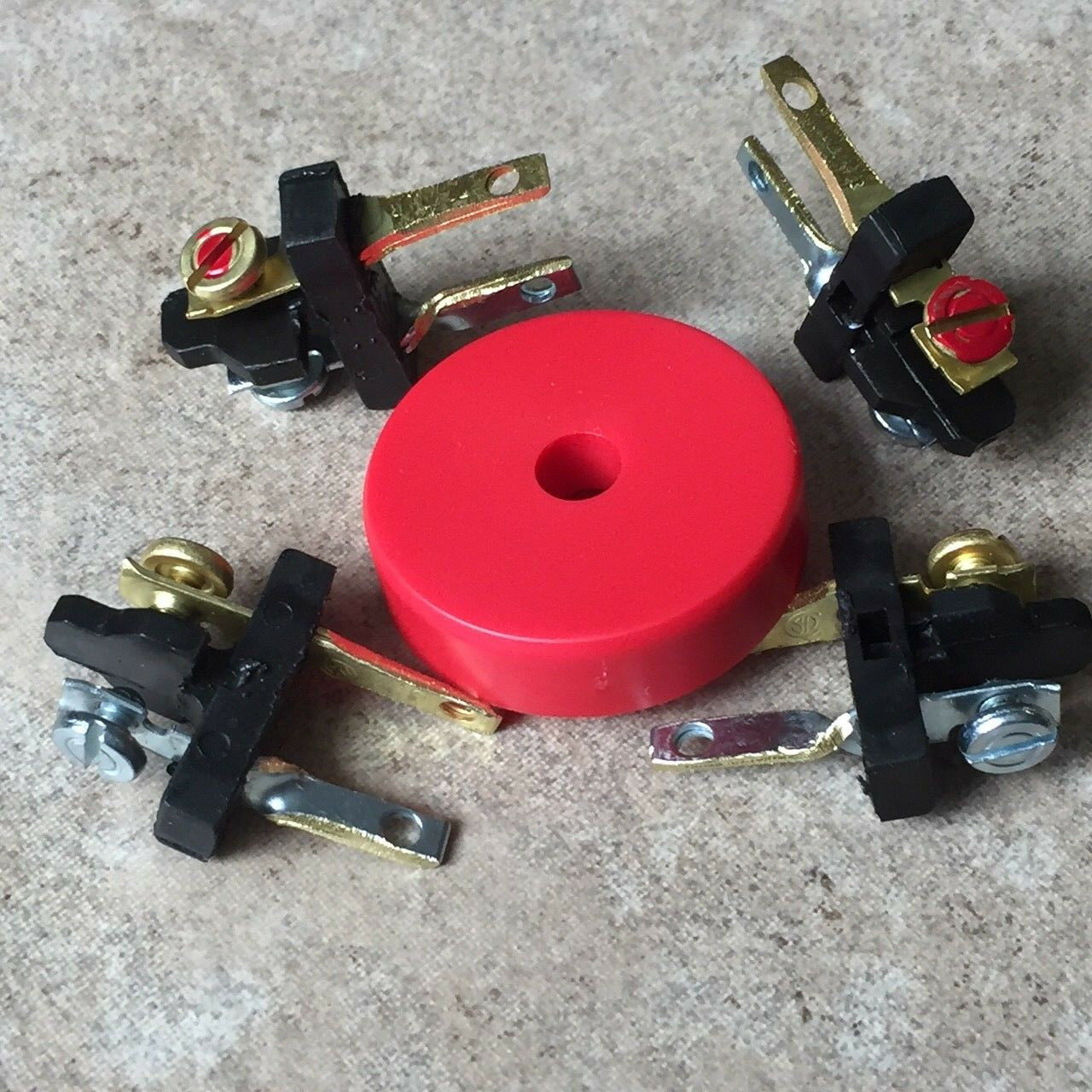 Four (4) Speaker Plugs For Pioneer Sx & Sa Stereos +bonus Red Turntable Adapter