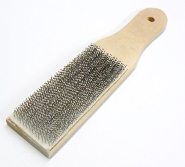File Card Cleaner File Brush Clean Files Remove Chips Metal Bits Lutz #10 Usa