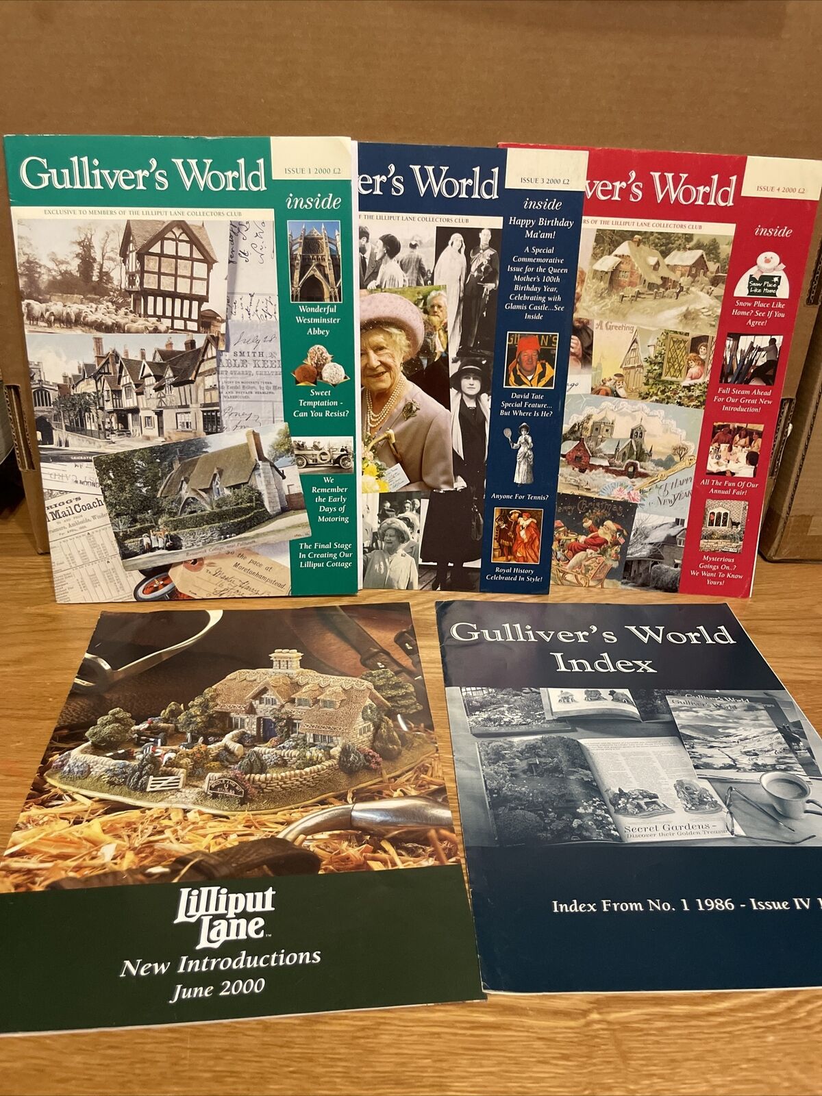 Lilliput Lane Gulliver's World ... 2000 3 Issues Plus Index And New Introduction