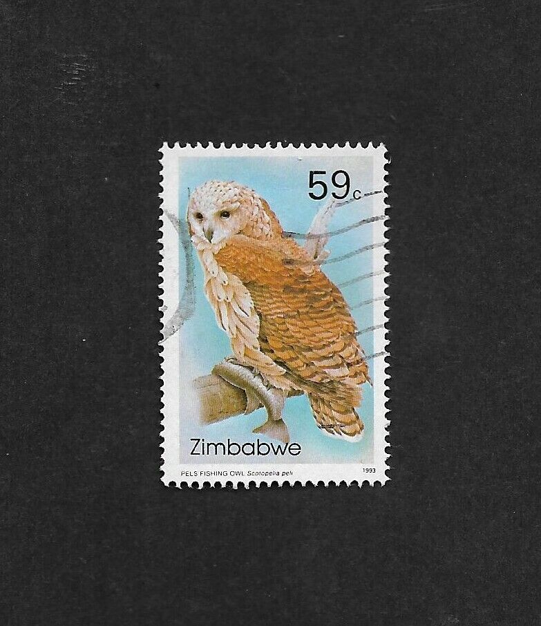 Zimbabwe 1993 Owls Used