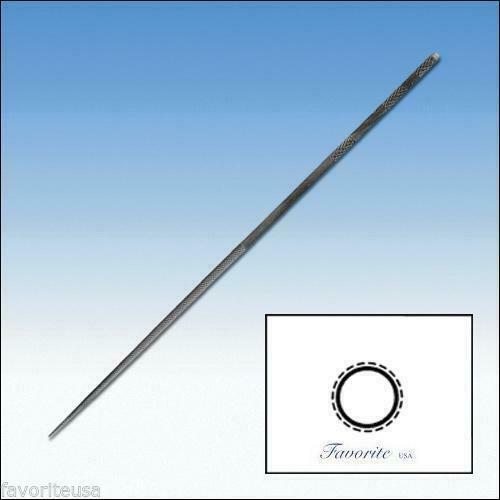 Glardon Vallorbe Swiss Needle File Round-18cm-7-1/4" Cut # 00-0-1-2-3-4-6 La2410
