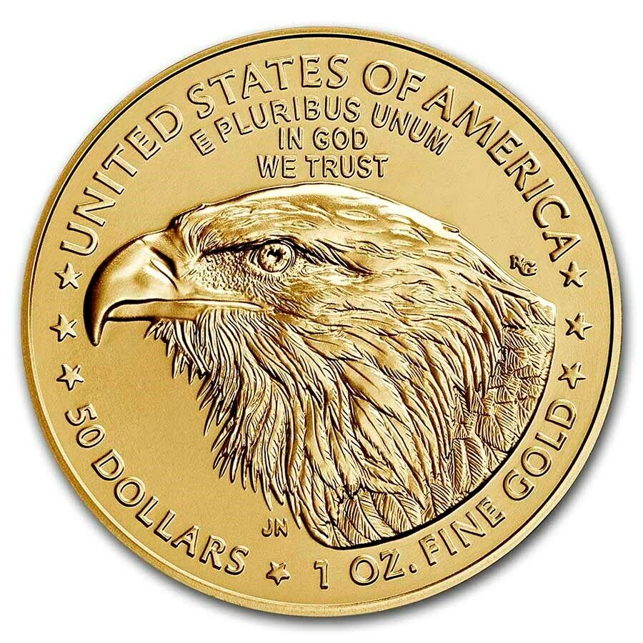 2021 Gold 1 Oz Gold American Eagle $50 Us Mint Gold Eagle Type 2 Coin