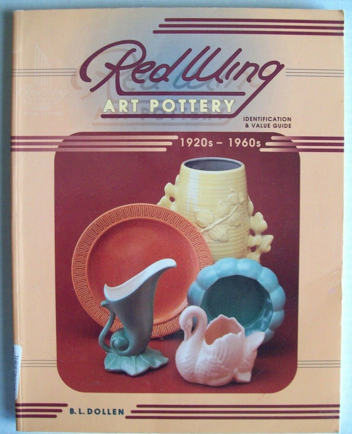 Red Wing Stoneware Price Guide Collectors Book Crocks Jugs Vases Compotes Bowls